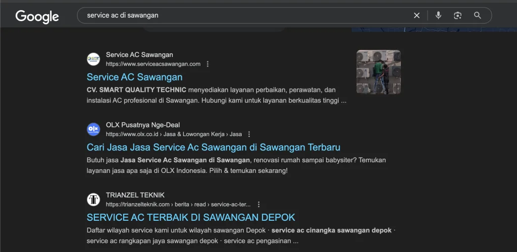 Bukti SEO Website 2