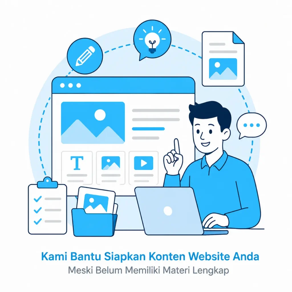 Membantu Pembuatan Website Meski Belum Memiliki Materi Lengkap